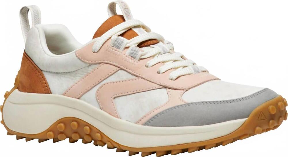 NEW KEEN women's ks86 lea leather sneaker in maple/cameo rose
